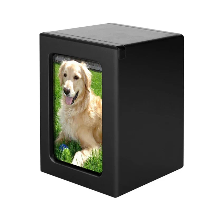Cremation Urn Pet Cinerary Casket Happiness Memorial Box