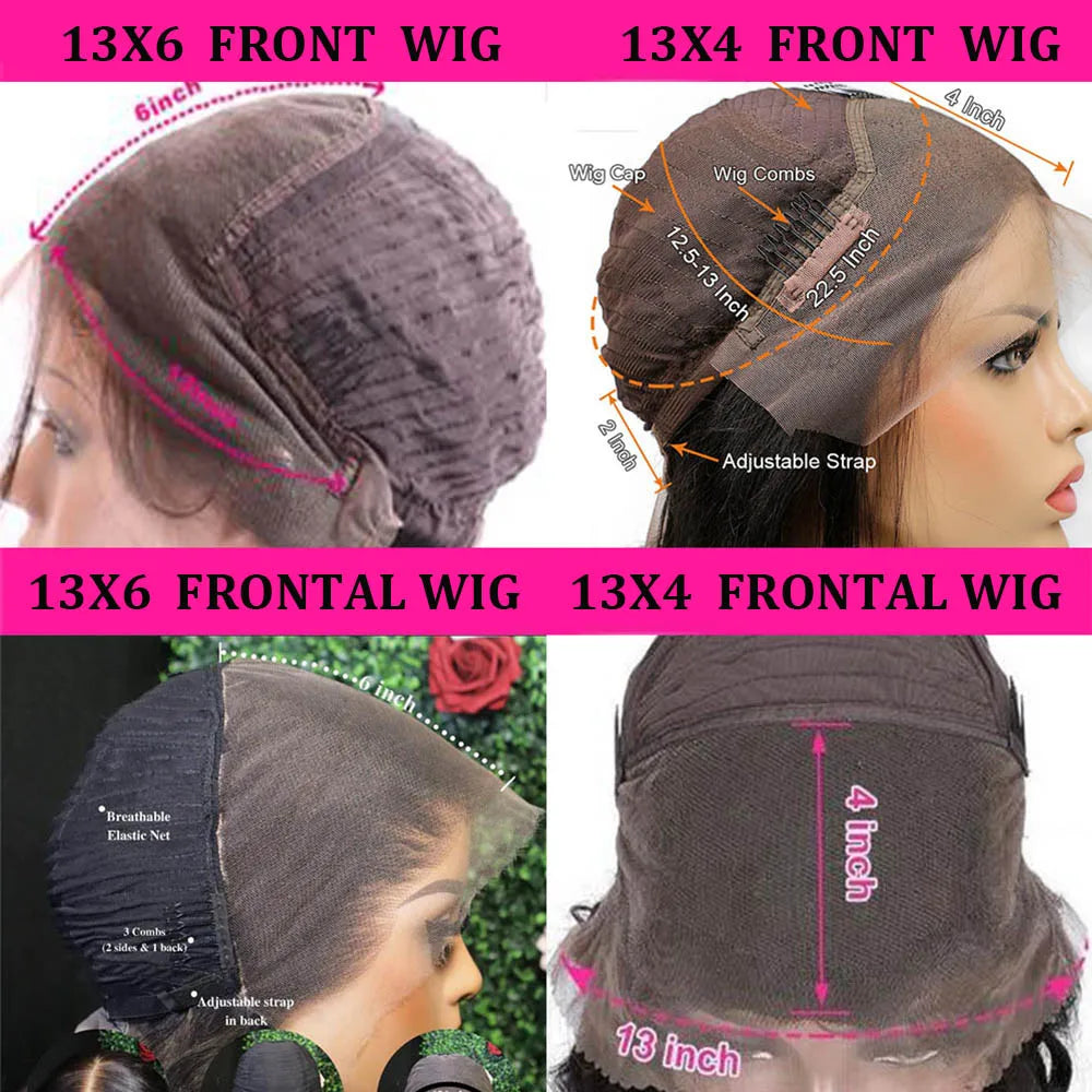 Highlight Straight Lace Front Wig Human Hair 250%