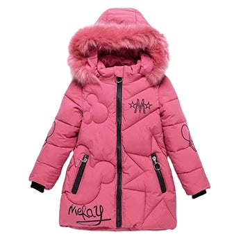 Big Size Winter Girls Jackets Keep Warm Thicken