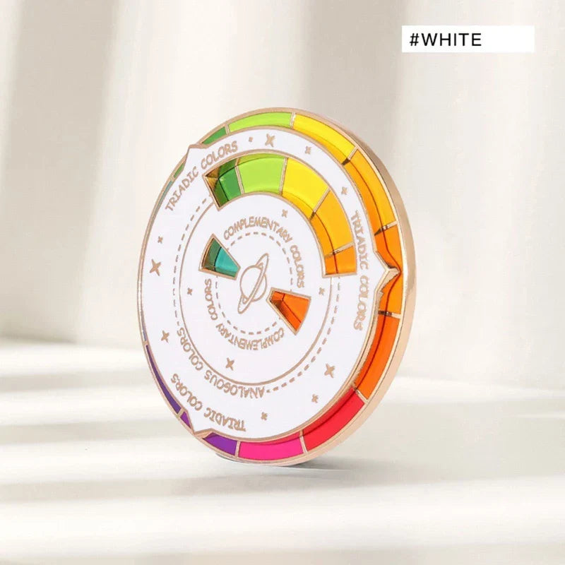 1 Pc Novelty Rotatable Palette Brooch Designer Artists