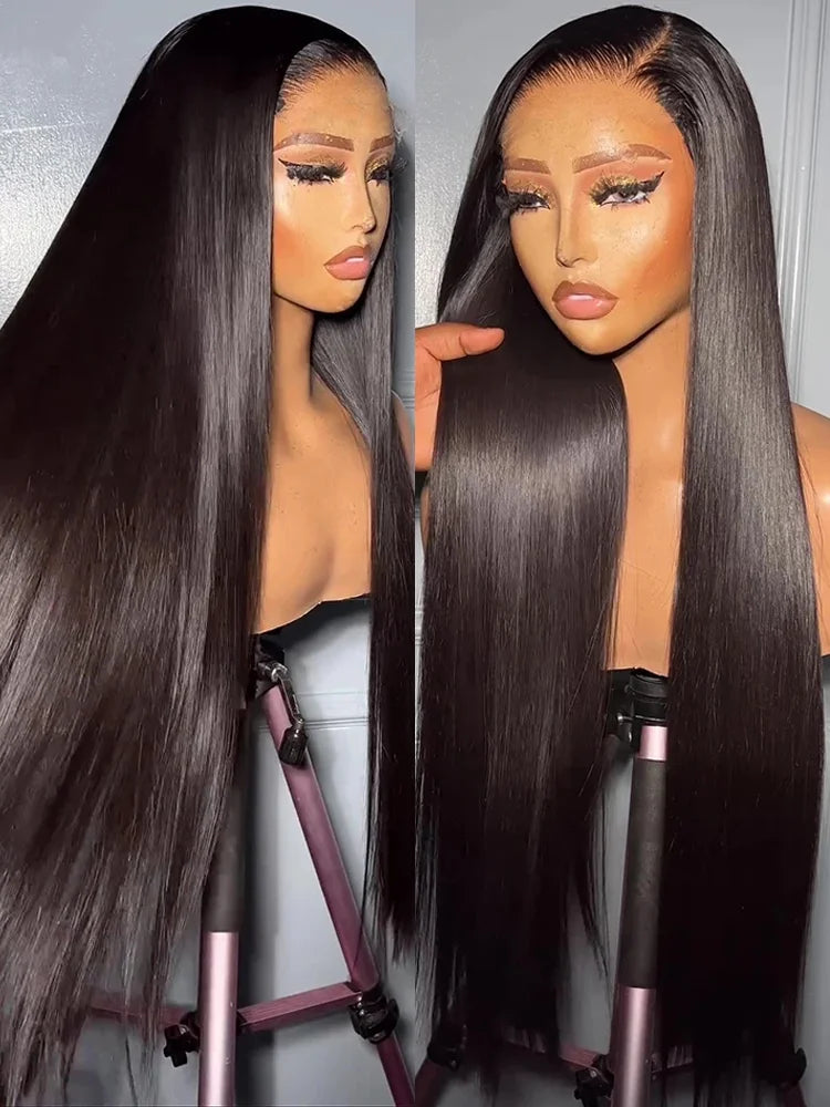 Transparent 13x4 13x6 HD Straight Lace Front Human