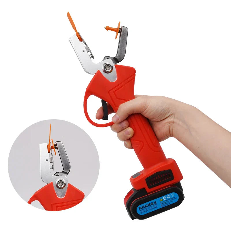 1Set Electric Ear Tag Plier Animal Control Device