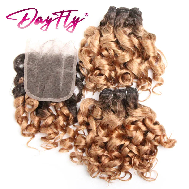 Hair Bundles With Closure Natural Brazilian Hair Weave