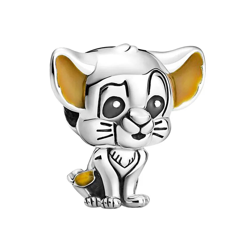 Disney Blue Enamel Ice Snow Olaf Pendant Fit