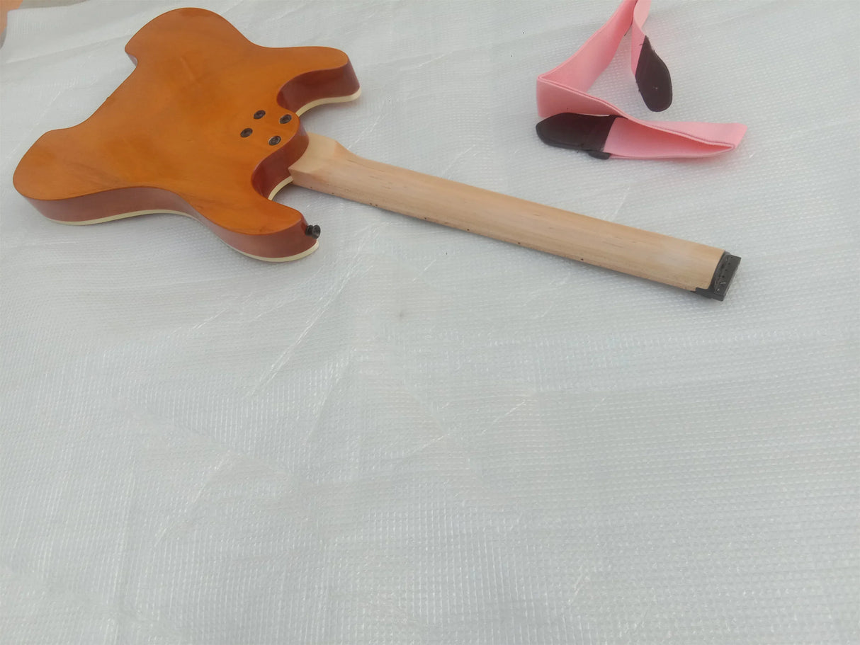 Double F-Hole Integrated Body, Wood Veneer, Feiling Headless