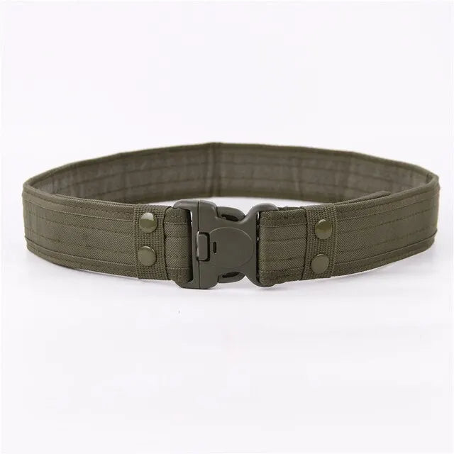 New Plastic Buckle Men Canvas Lengthened Thickened Tactical