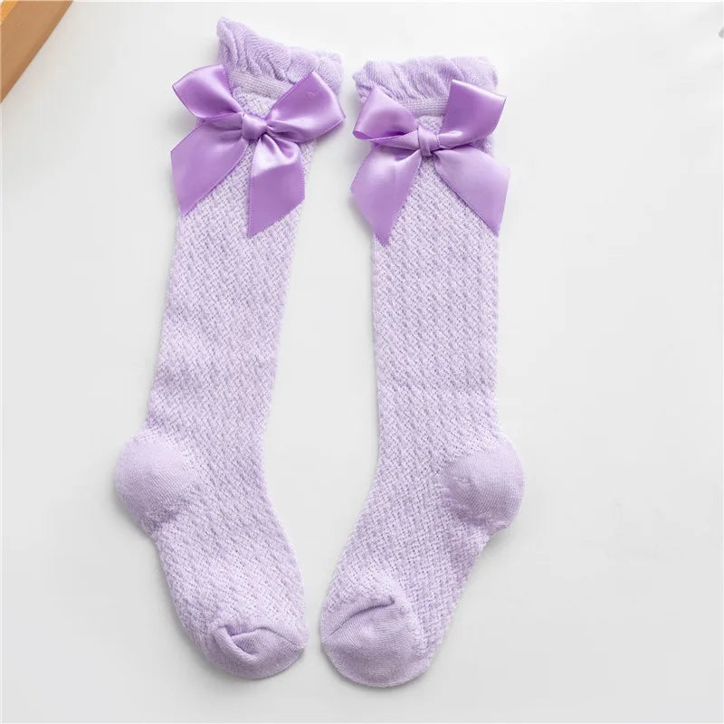 New Kids Socks Cute Bow Knot Baby Girls