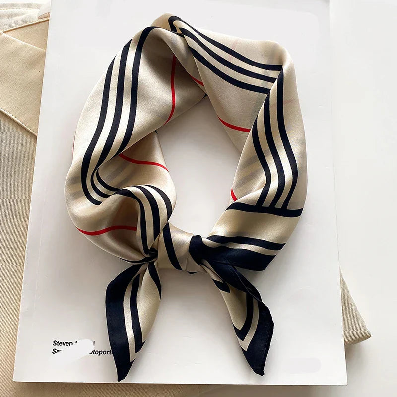 100 Real Silk Square Scarves Women Bandana High