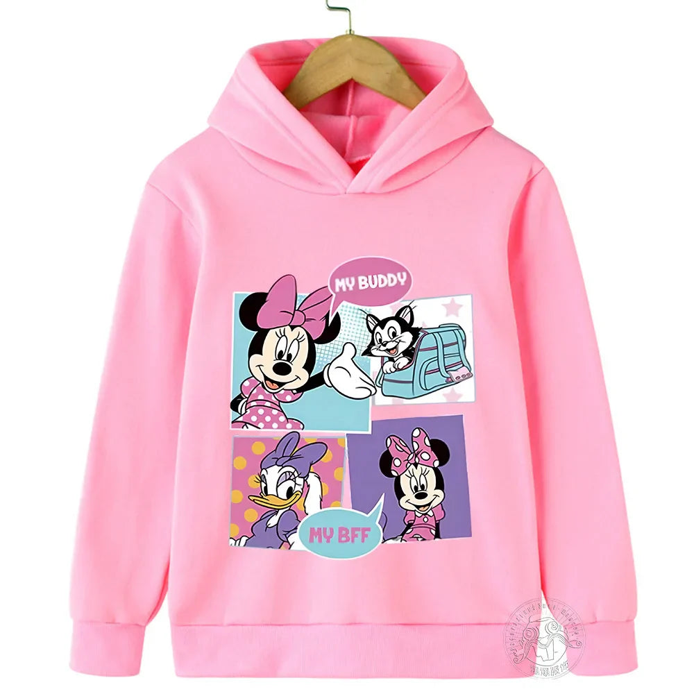 Sweatshirts Manga Anime Mickey Minnie Mouse Hoodie Kid