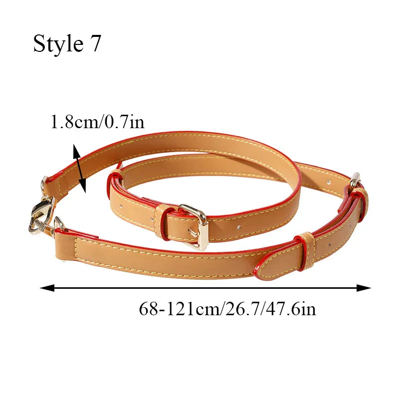 100 Genuine Leather 105CM Bag Strap for LV