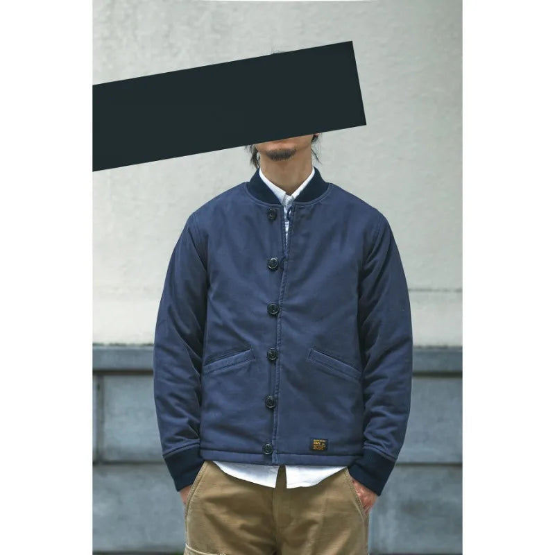 Men's Parkas New Warm Cotton Coat Jacket Thickened