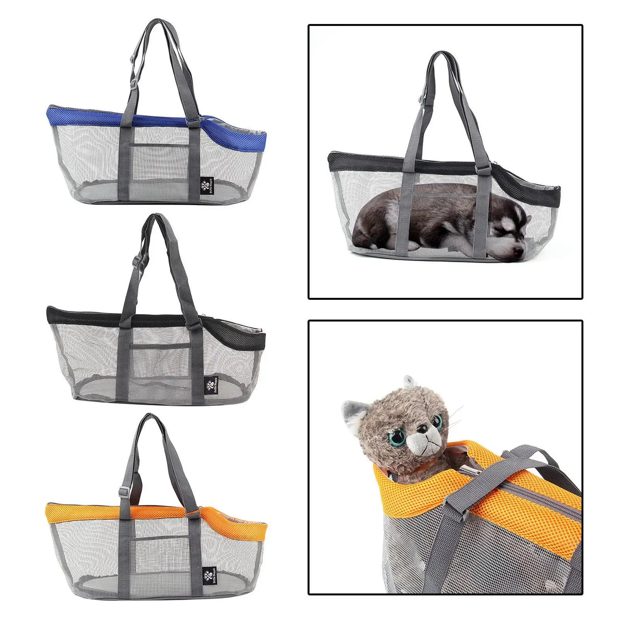 Pet Carrier Bags Foldable Breathable Puppy Carrying Bags