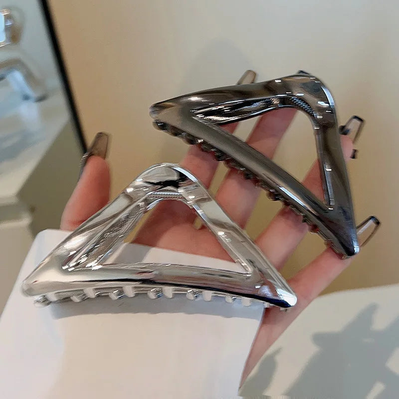 TwinkLei Fashion Metal Triangle Hair Claw Clip Popular