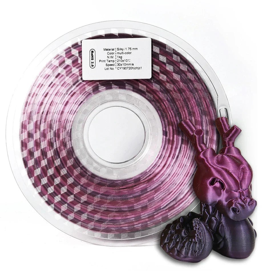 New Silk Rainbow PLA 1.75mm 3D Printing Material