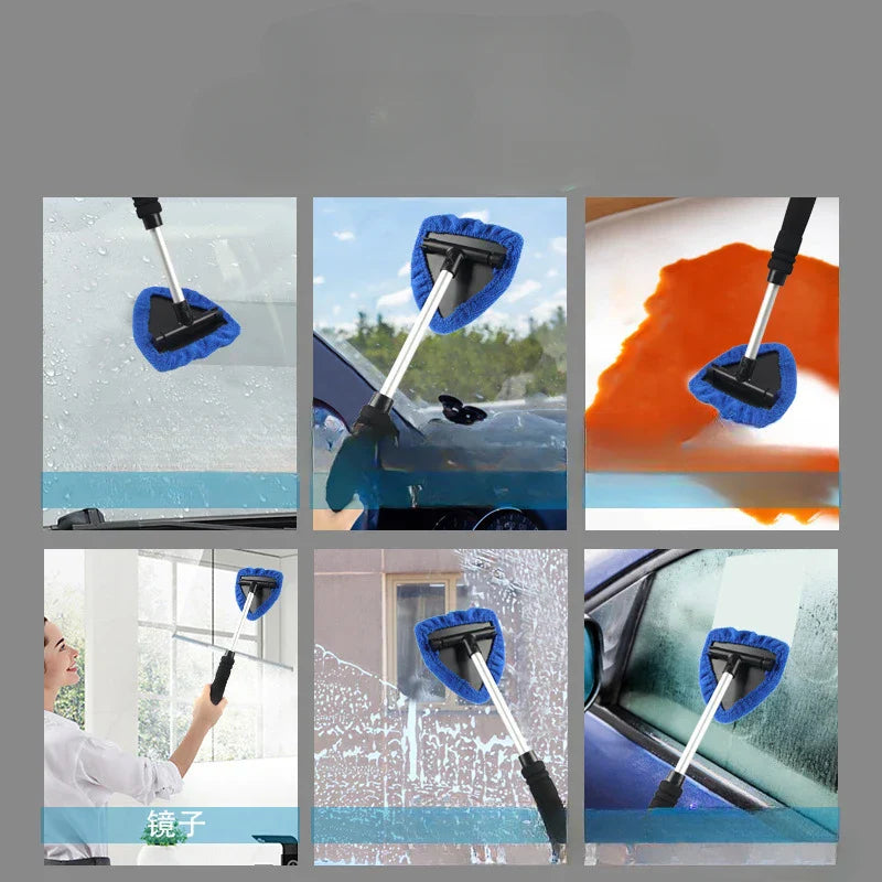 Car Windshield Window Cleaner Brush Telescopic Glass Cleaning