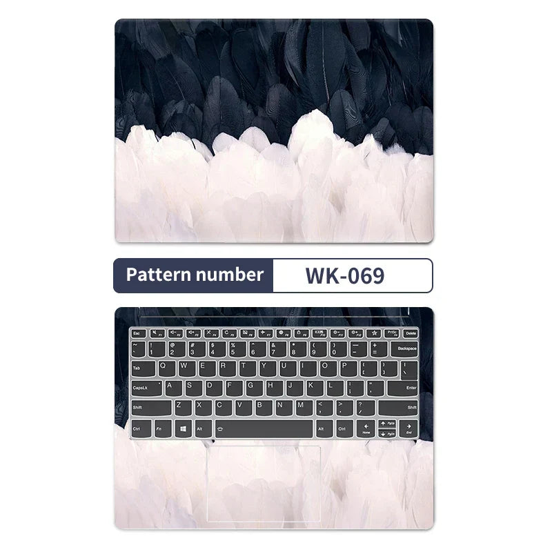 DIY Marble Cover Laptop Skins Vinyl Stickers 13"14"15.6"17.3"PVC