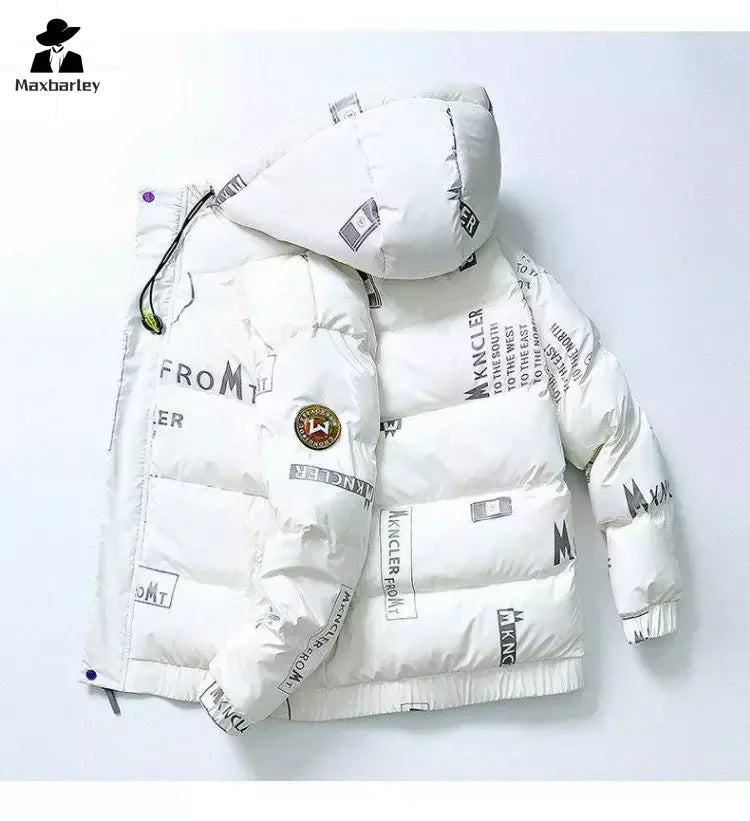 Men's autumn and winter jacket white duck down