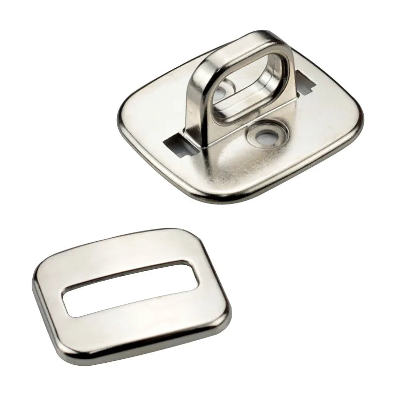 Electroplated Chrome Zinc Alloy Computer Lock Fixed Base