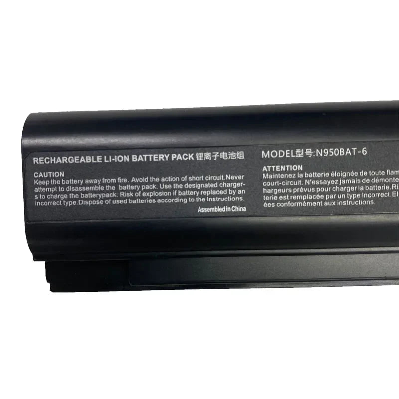 N950BAT-6 Laptop Battery For Hasee ZX7-G4G1 ZX7-G4E1 ZX7-CT5DA