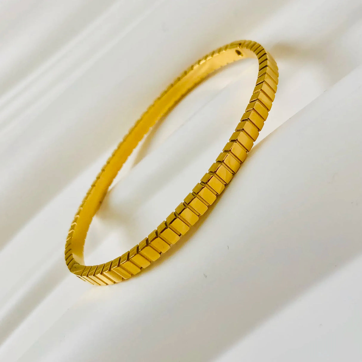 Waterproof Luxury Colorful Cubic Zirconia Bangles Stainless Steel
