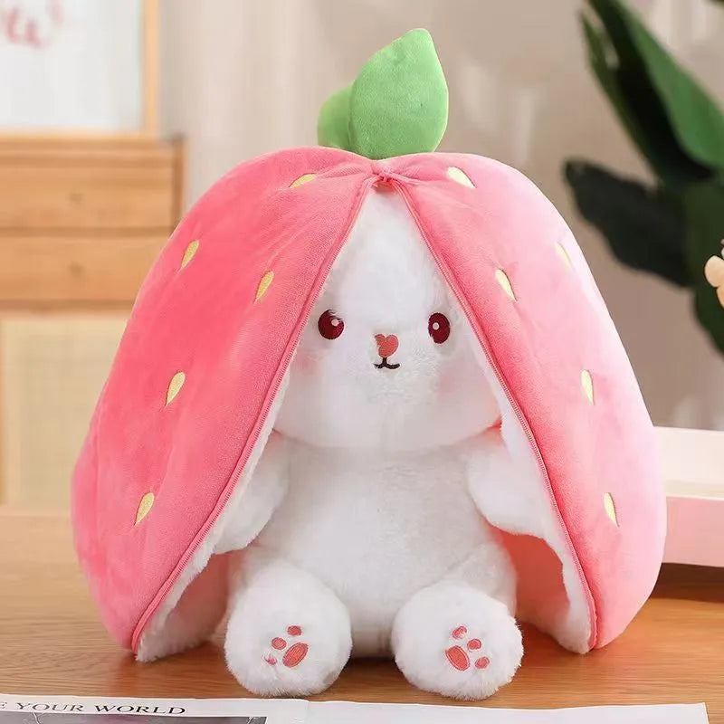 Funny Joy Kawaii Fruit Bunny Plush Toy Cute