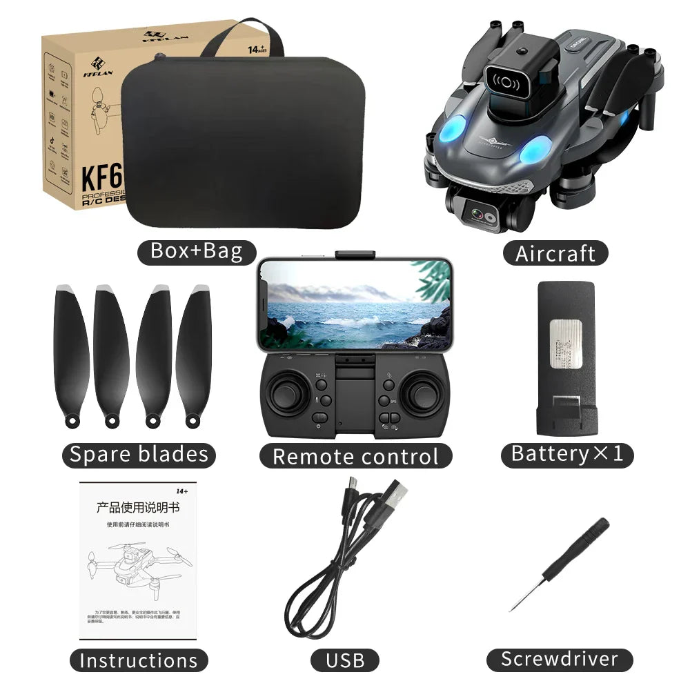 KBDFA KF613 RC Drone Professional HD Camera Aerial