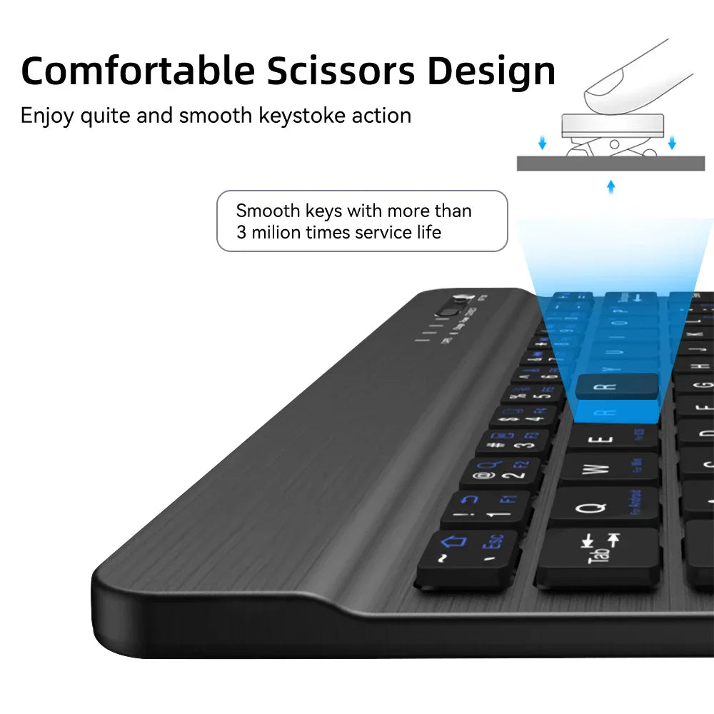 Touchpad Wireless Keyboard and Mouse Combo For iPad
