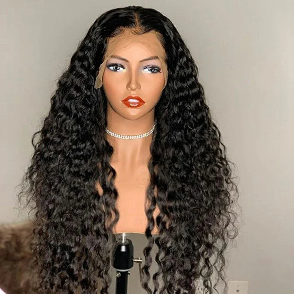 180 Density 13x6 Transparent Lace Front Wig Peruvian