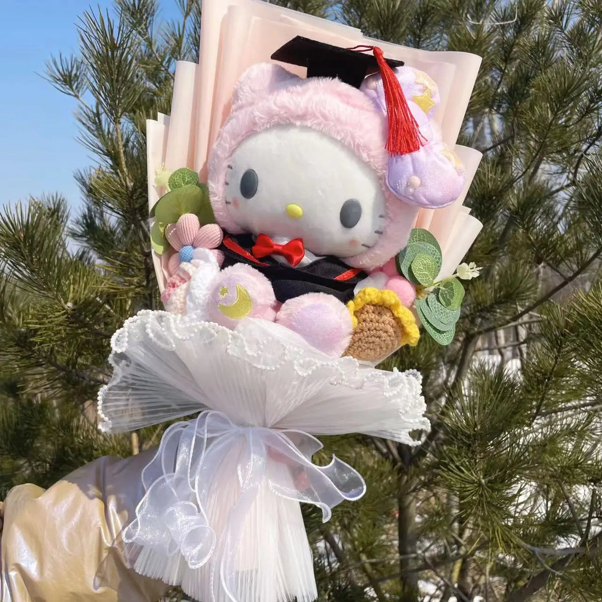 Cartoon My Melody Kuromi Cinnamoroll With graduation hats