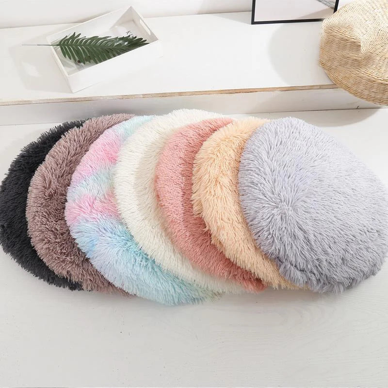 Round Cat Bed Mat Pet Sleeping Bed For