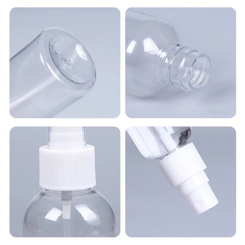 20Pcs Spray Bottle 10/20/30/50/60/80/100/120/ml Plastic Refillable Bottles Mist