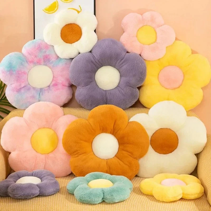35cm Stuffed Daisy Flower Seat Cushion Sunflower Shape