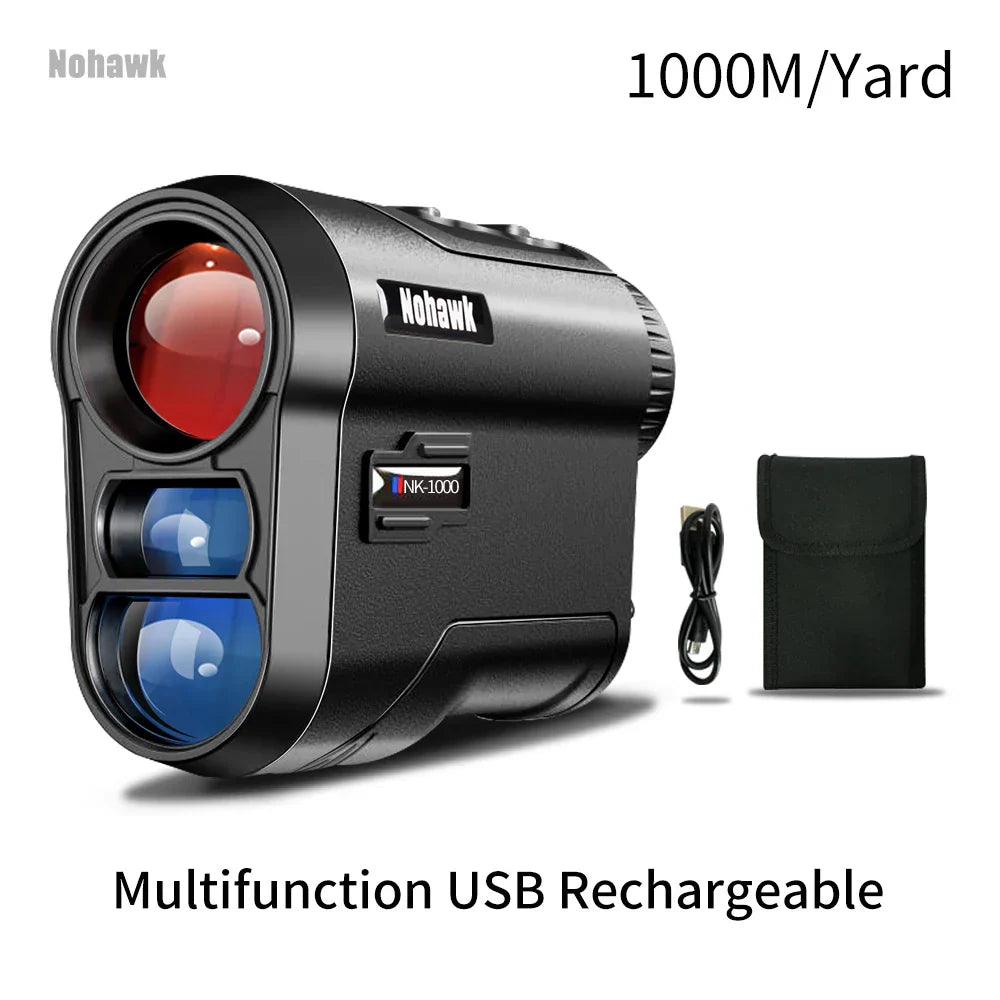 Nohawk 600M 1000Y Golf Laser Rangefinder for Hunting