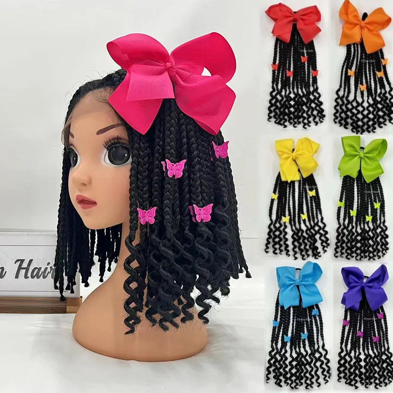 Black Africans Little Girl Passion Twist Headband Wig