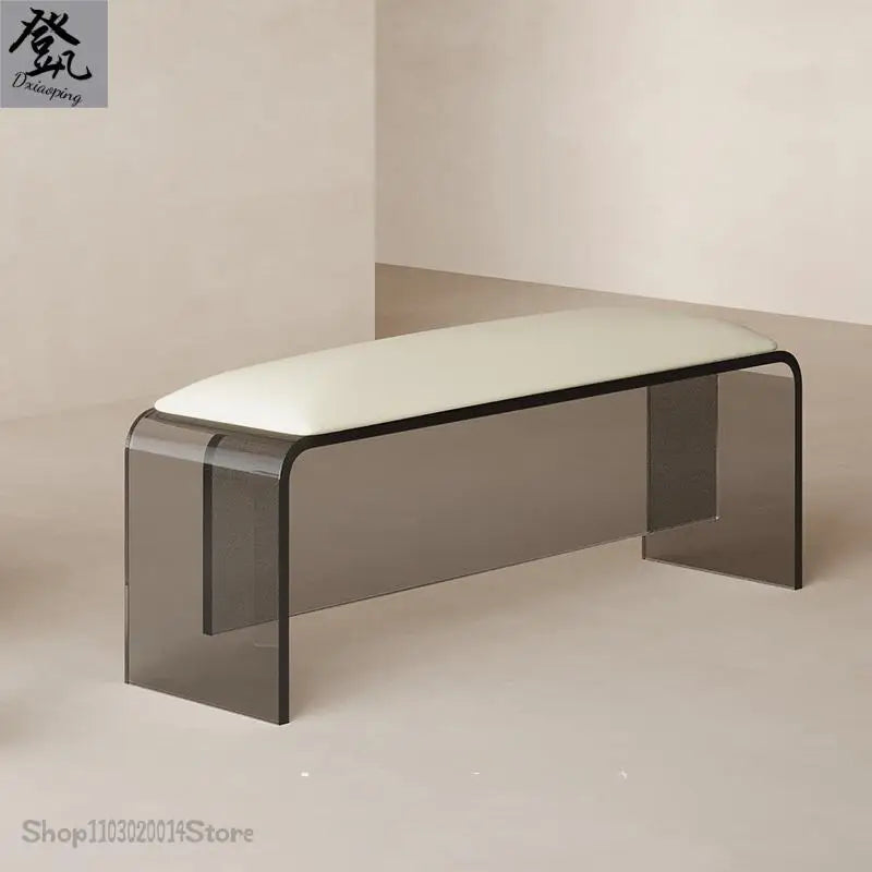 Nordic Acrylic Bench Dining Table Dining Chair Bench