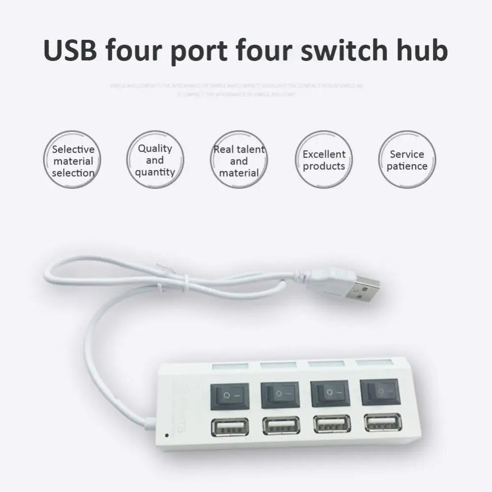 1~8PCS USB Hub USB 2.0 Hub Multi USB
