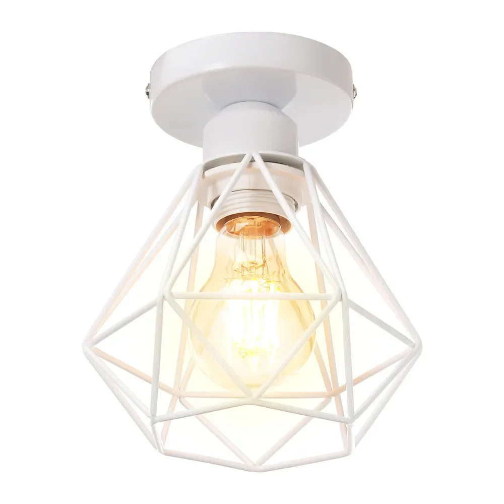 Nordic creative iron single head chandelier simple modern