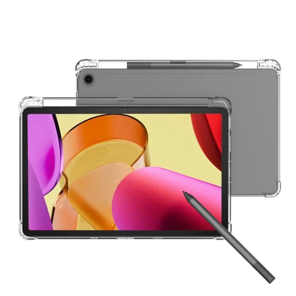 with Pen Slot Tablet Case TPU Transparent E-book