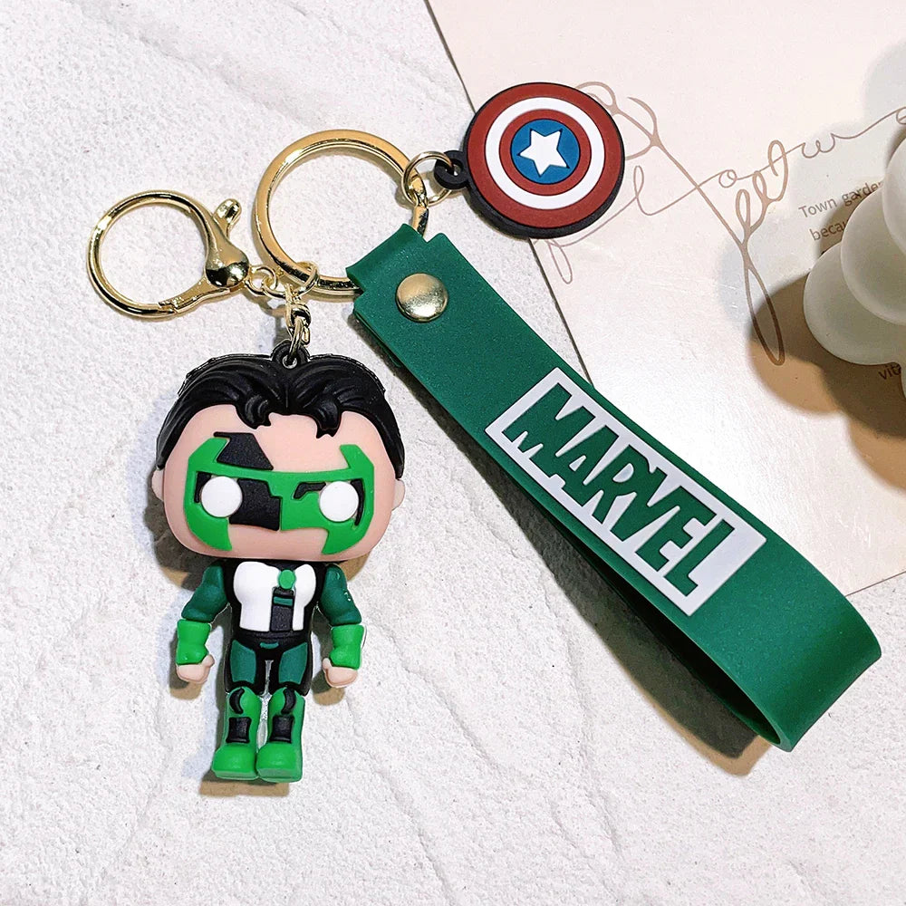 Marvel Keychain Silicone Bag Keyring For Women Disney
