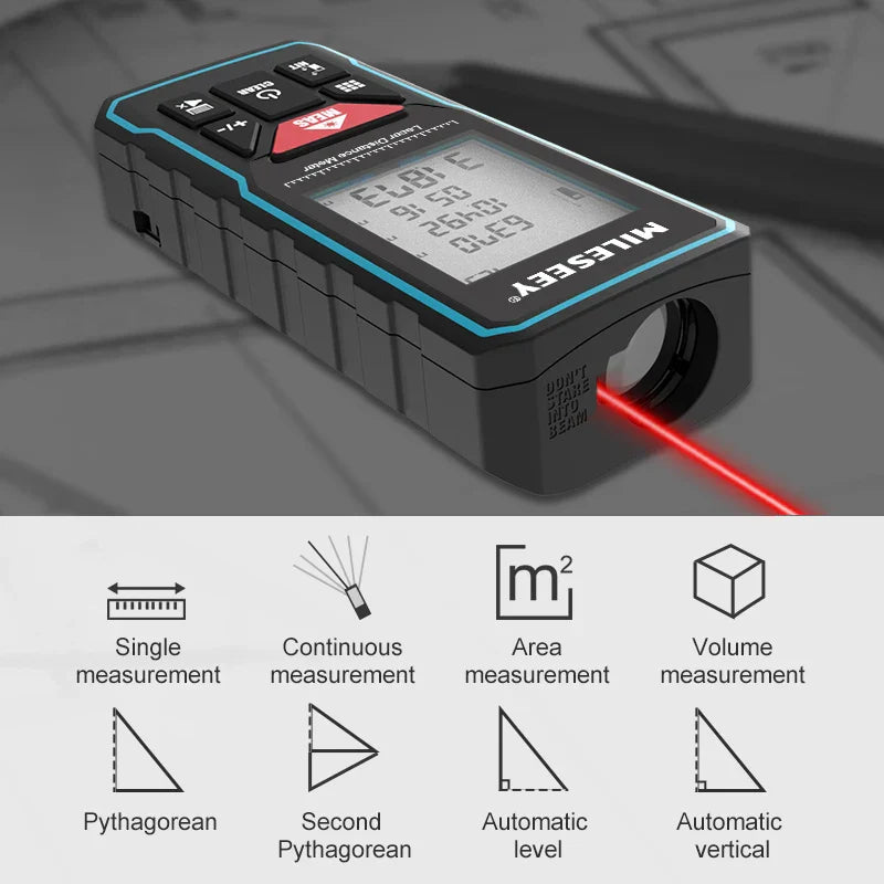 Mileseey Laser Rangefinder X5 лазерная рулетка Laser finder Digital Laser Distance Meter Laser Meter Laser Tape Measure