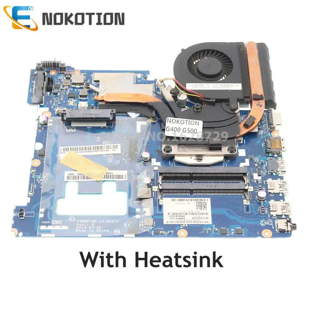 NOKOTION VIWGP GR LA-9631P MAIN BOARD For Lenovo