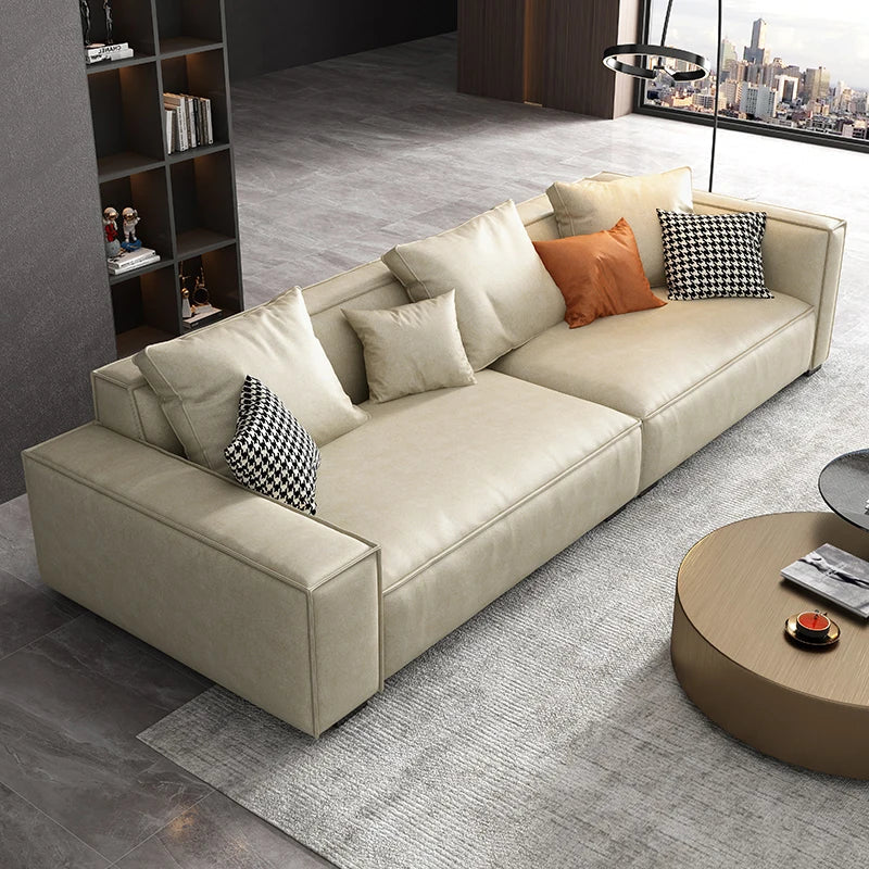 Unique Theater Living Room Sofas Ergonomic Clouds Cream