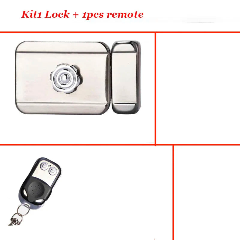 AA Battery Driven Remote Control Electric Lock Hidden