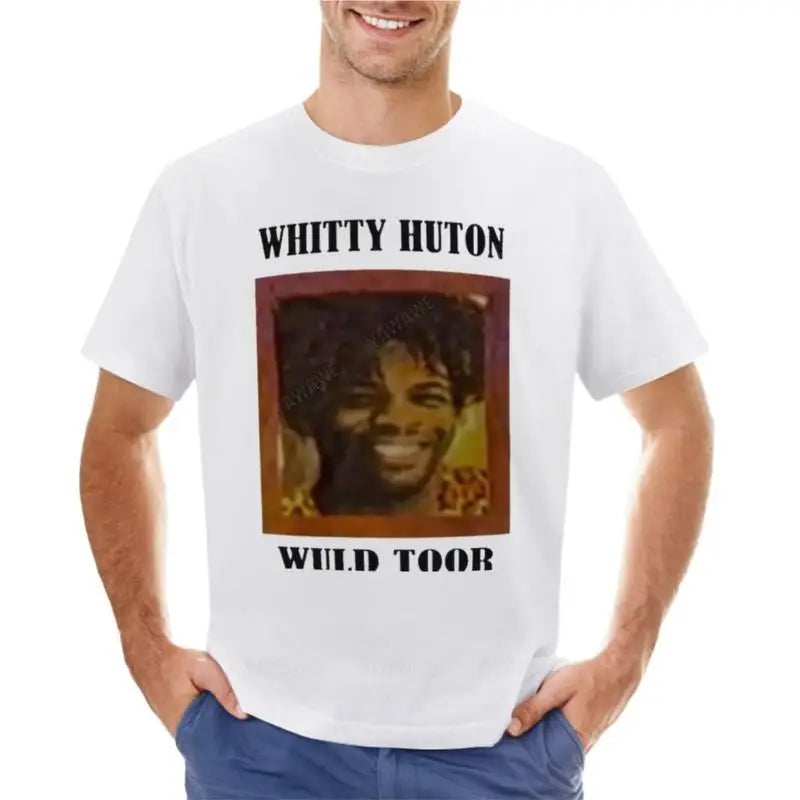 WHITTY HUTON WULD TOOR T-Shirt plain t-shirt funny