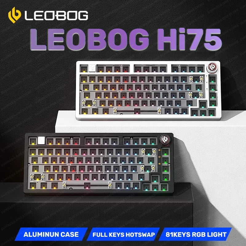 LEOBOG Hi75 Sugar65 Custom Mechanical Keyboard Aluminum Kits