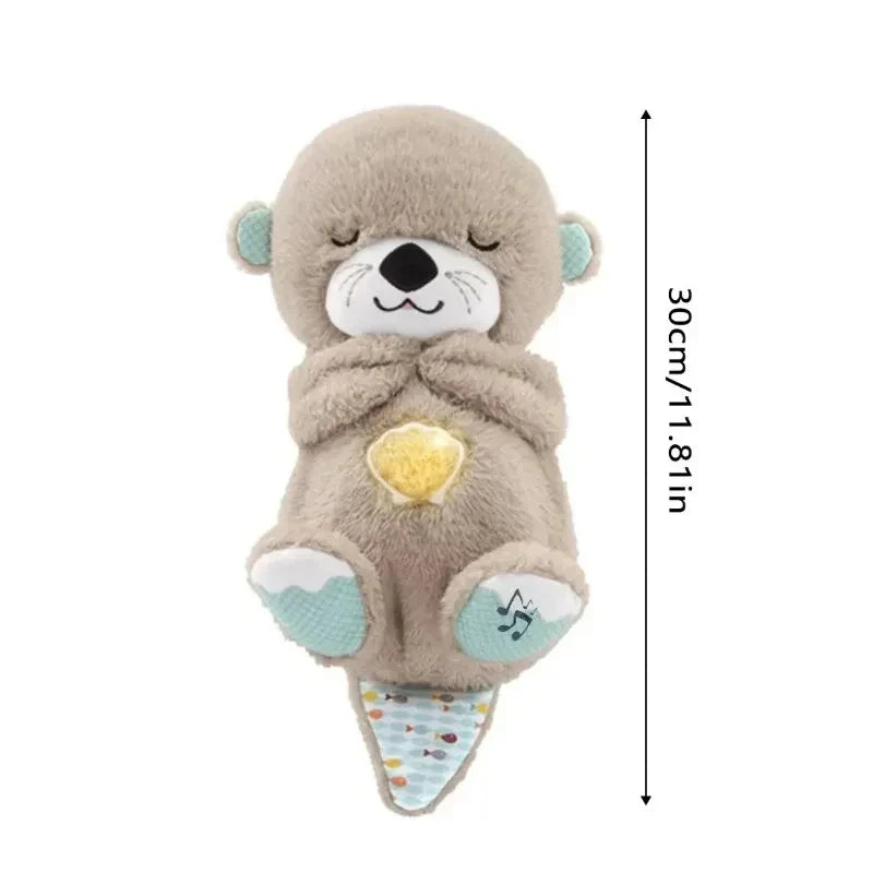 Breathing Bear Baby Soothing Otter Plush Doll Toy