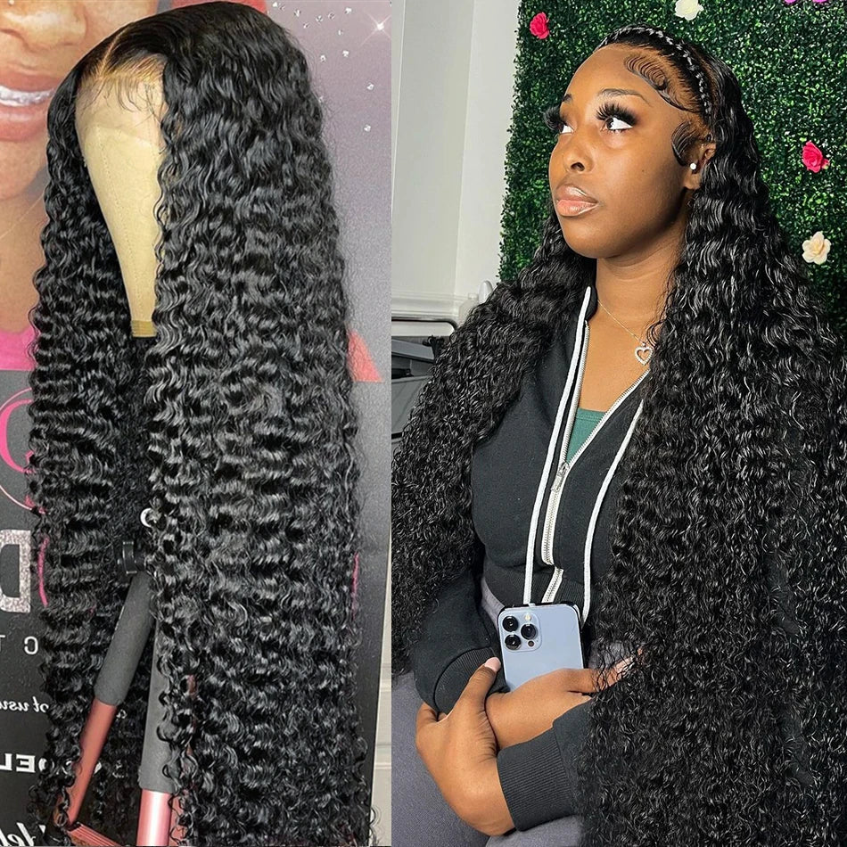 Deep Wave Frontal Wig 13x4 13x6 Hd Lace