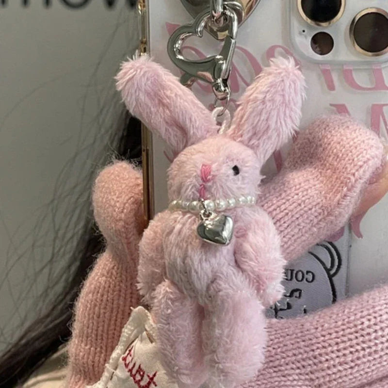 Bunny Heart Phone Chain Korean INS Punk Cute