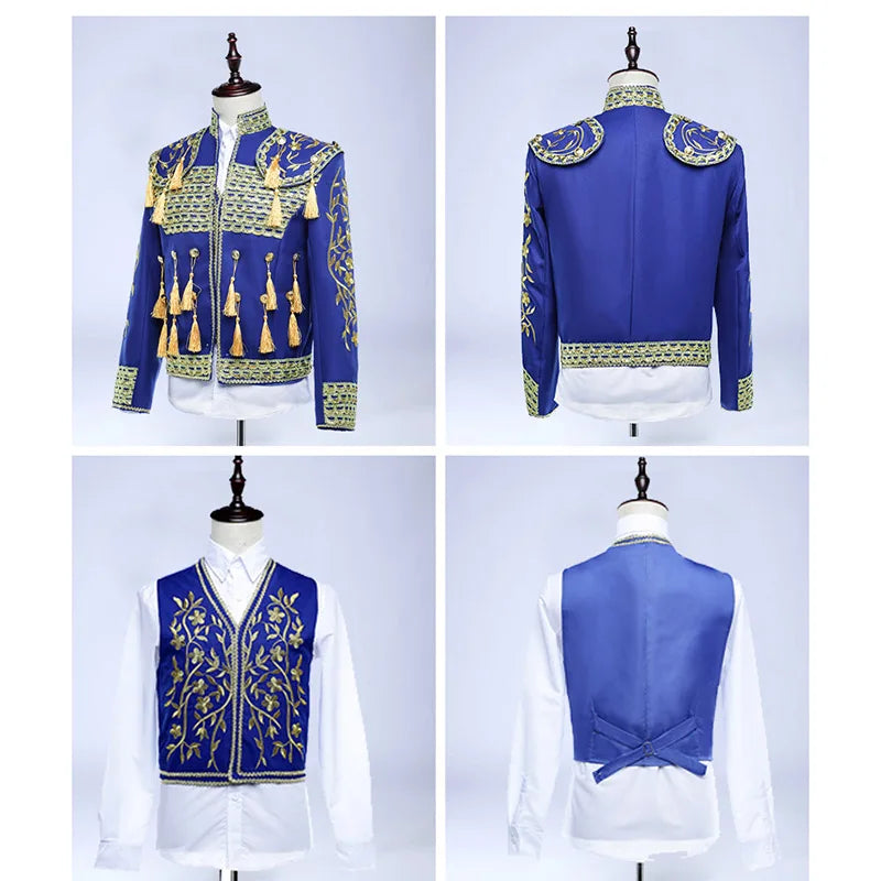 Spanish Bullfighter Costume European Performance Suit Annual Meeting