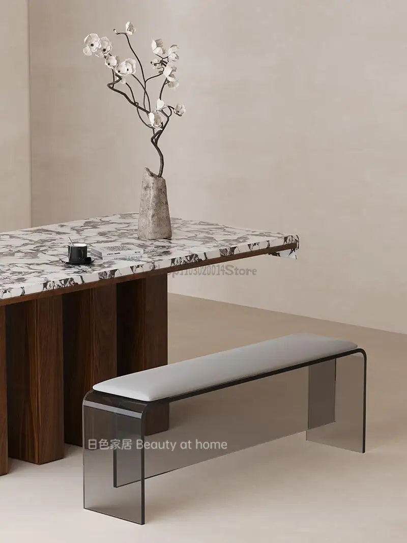 Acrylic Bench Dining Table Stool Dining Chair Dining